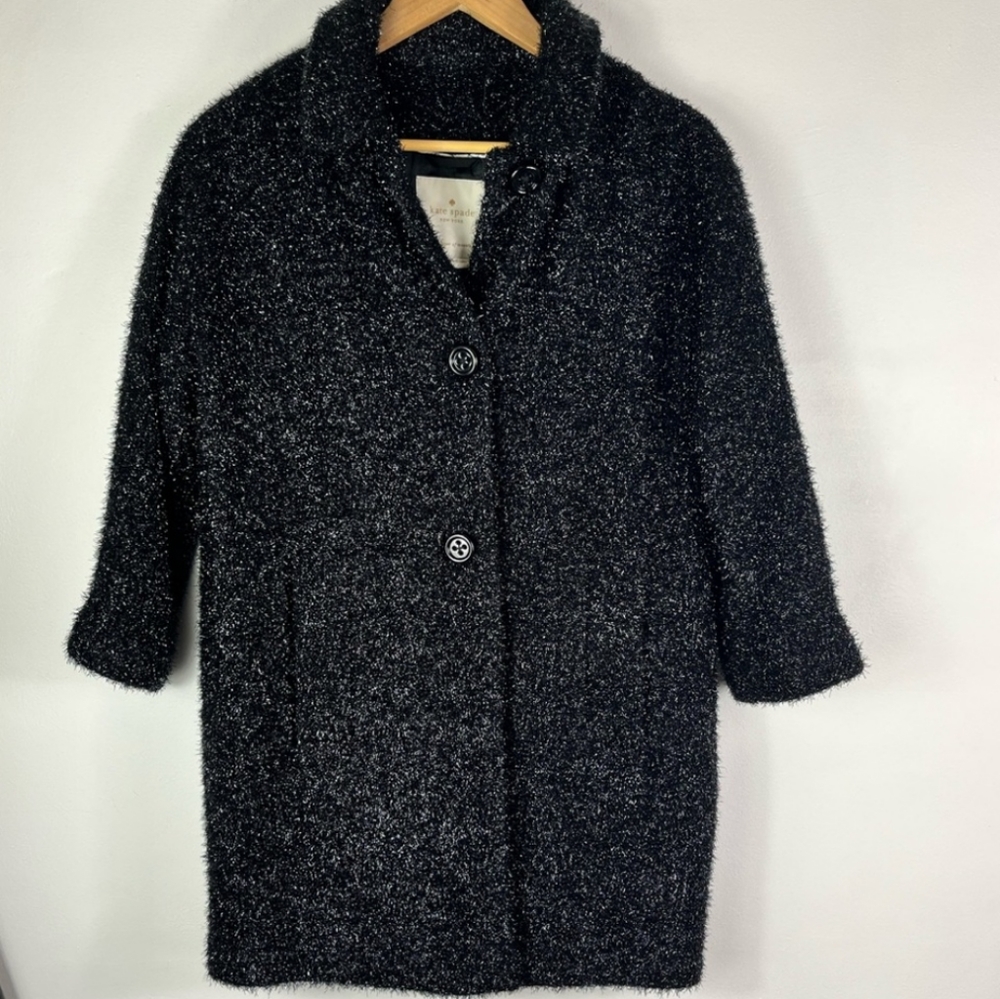 Kate Spade Linda metallic coat